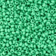 Cuentas de Rocalla Preciosa 11/0 de 2 mm - Terra Intensive - Verde oscuro mate x 20 g