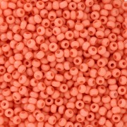 Cuentas de Rocalla Preciosa 11/0 de 2 mm - Terra Intensive - Naranja mate x20 g