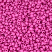 Cuentas de Rocalla Preciosa 11/0 2 mm - Terra Intensive - Fucsia mate x20 g