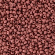 Cuentas de Rocalla Preciosa 11/0 de 2 mm - Terra Intensive - Marrón mate x 20 g
