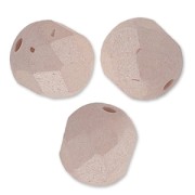 Facetadas 6 mm Opaco Light Wine Lees Silk Mat x25