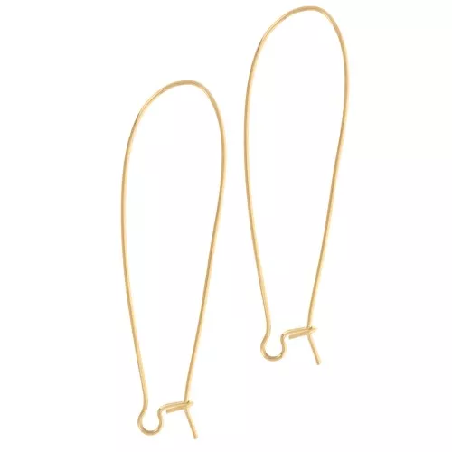 Ganchos pendientes 48 mm - Dorado x2