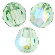 Peridot - Cuentas redondas PureCrystal 5000 4 mm - Peridot Shimmer x20 Cuentas redondas PureCrystal 5000 4 mm - Peridot Shimmer x20