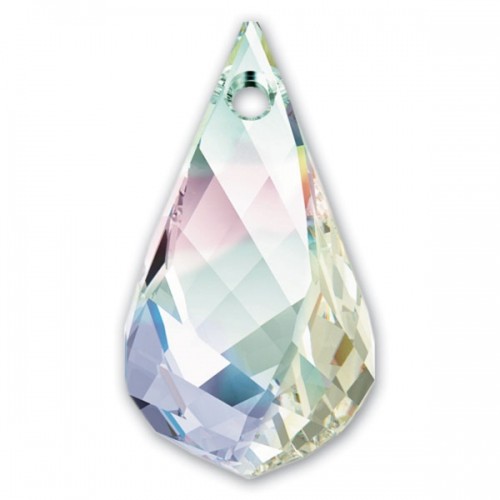 Gota Helix Swarovski 6020 de 18 mm - Crystal AB x36