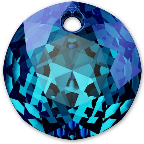 Colgante Swarovski 6430 de 8 mm - Crystal Bermuda Blue x72