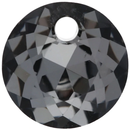 PureCrystal 6430 Colgante 8 mm - Cristal Noche de Plata x1