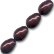 Peras PureCrystal 5821 11x8 mm Maroon Pearl x5|raw }}