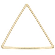 Anillo de montaje y tejido triangular 17x20 mm - Dorado x1|raw }}