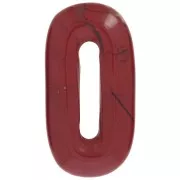 Jaspe - Colgante ovalado 30x15 mm gema - Jaspe rojo x1 Colgante ovalado 30x15 mm gema - Jaspe rojo x1