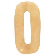 Colgante de gema ovalada 30x15 mm - Jade tintado - Amarillo x1|raw }}