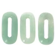 Colgante de gema ovalada 30x15 mm - Aventurina x1