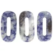 Colgante de gema ovalada 30x15 mm - Sodalita x1