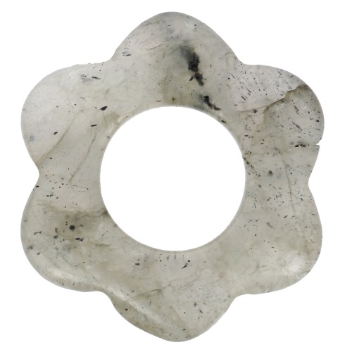 Colgante flor 20 mm - Labradorita x1