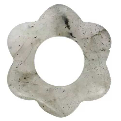 Colgante flor 20 mm - Labradorita x1