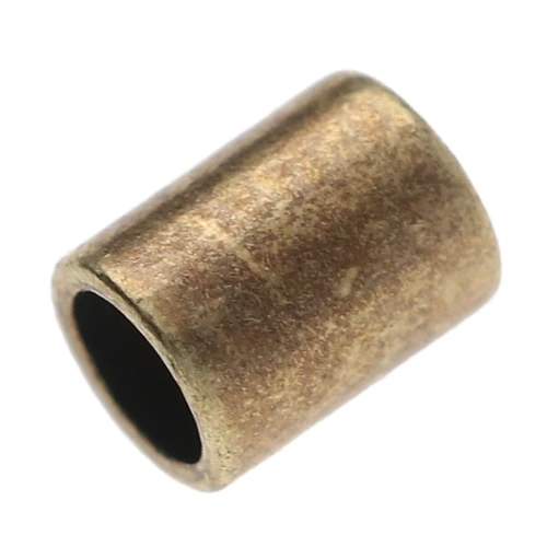 Terminales tubo para cordón de 2 mm - Bronce x10