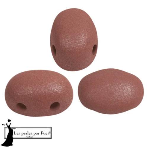 Cuentas de cristal Samos® by Puca® 5x7 mm - Vogue Terracotta Mat x10g