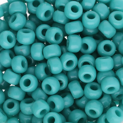 Rocalla Miyuki 6/0 412 - Verde Turquesa Opaco x8g