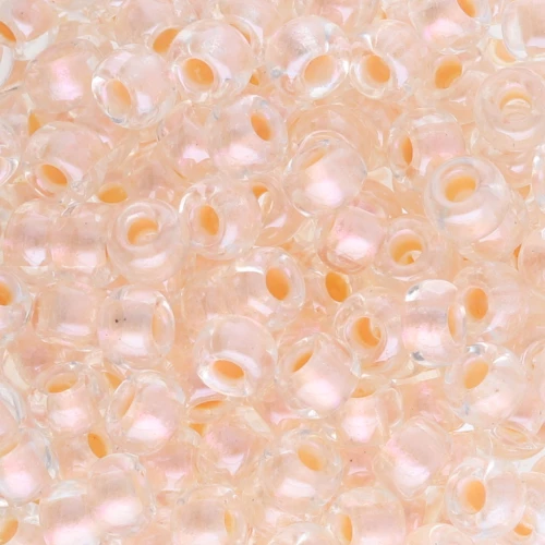 Rocalla Miyuki 6/0 4604 - Efecto Perlado Salmón x8g