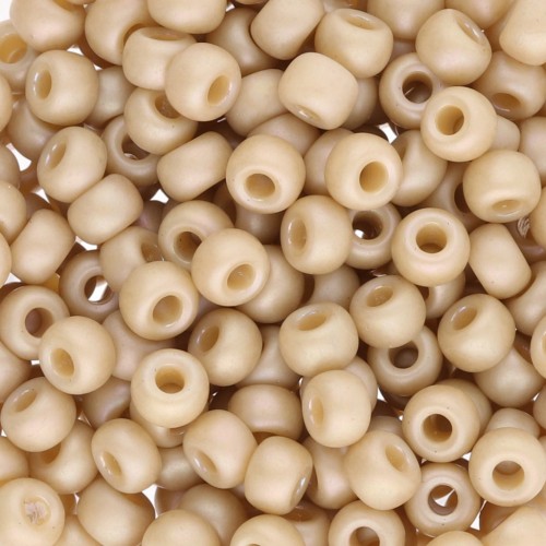 Rocalla Miyuki 6/0 4691 - Esmalte Opaco Ala de Polilla Mate AB x8g