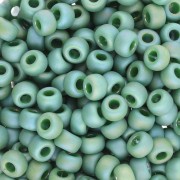 Rocalla Miyuki 6/0 4699 - Verde tortuga esmaltado opaco mate AB x8g|raw }}