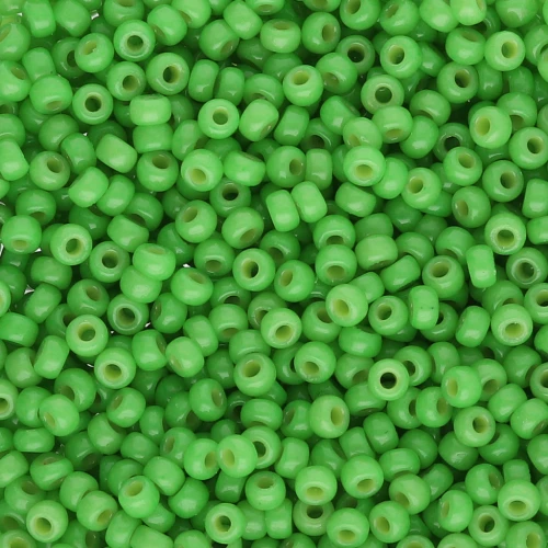 Rocalla Miyuki Duracoat 11/0 4476 - Verde Fiji teñido opaco x8g