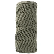 Bobine de cordon en coton pour macramé 2 mm - Kaki x100m
