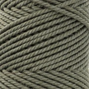 Bobina de cordón de algodón para macramé de 2 mm - Caqui x100m