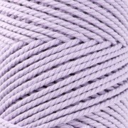 Bobina de cordón de algodón para macramé de 2 mm - Malva x100m