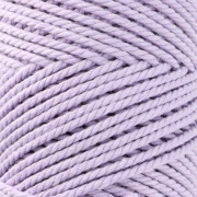 Bobina de cordón de algodón para macramé de 2 mm - Malva x100m