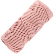 Nude - Bobina de cordón de algodón para macramé de 2 mm - Nude x100m Bobina de cordón de algodón para macramé de 2 mm - Nude x100m