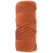 Bobina de cordón de algodón para macramé de 2 mm - Terracota x100m|raw }}