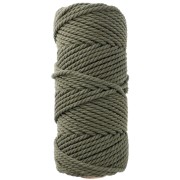 Bobina de cordón de algodón para macramé de 3 mm - Caqui x50m|raw }}