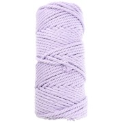 Bobina de cordón de algodón para macramé de 3 mm - Malva x50m|raw }}