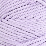 Bobina de cordón de algodón para macramé de 3 mm - Malva x50m