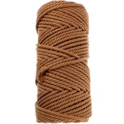 Bobina de cordón de algodón para macramé 3 mm - Mocca x50m|raw }}