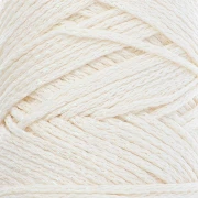 Bobina de cordón de algodón para macramé Cotton Air Glitter 1 mm - Crema x90m