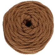 Bobina de cordón de algodón para macramé Cotton Air 5 mm - Mocca x50m
