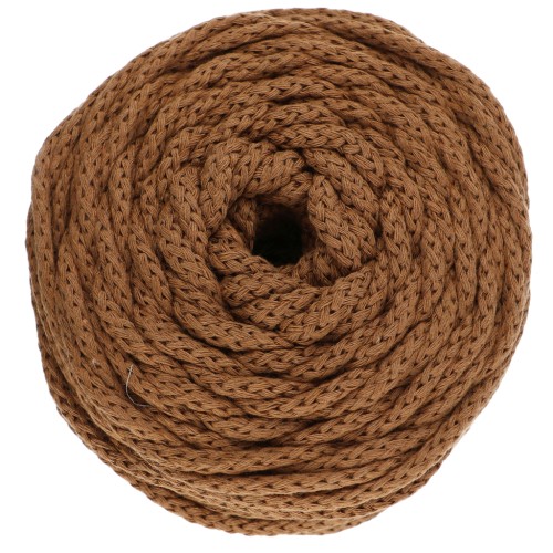 Bobina de cordón de algodón para macramé Cotton Air 5 mm - Mocca x50m