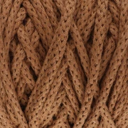 Bobina de cordón de algodón para macramé Cotton Air 5 mm - Mocca x50m