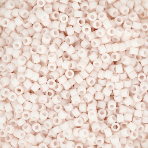Miyuki Delica 11/0 DB1510 - Blanco Bisque Opaco Mate - Paquete de 100g