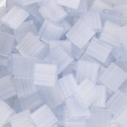 Miyuki Tila Beads 5x5x1.9 mm TL-2596 - Seda Gris claro pálido x10g
