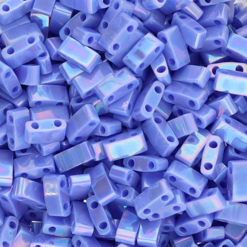 Cuentas Miyuki Half Tila 5x2.3x1.9mm HTL-483 - Periwinkle AB opaco x10g