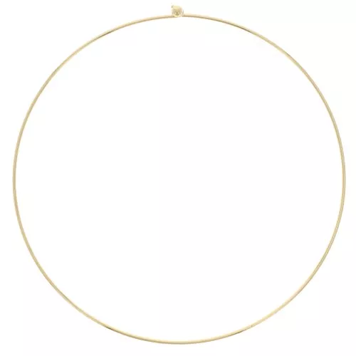 Gargantilla rígida de 1,5 mm con Cierre de bola - Dorado x15cm