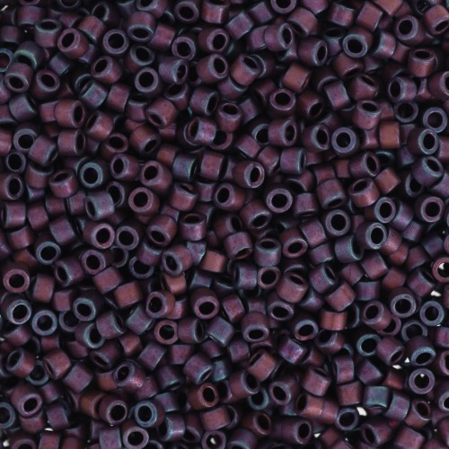 Miyuki Delica 11/0 DB0312 - Dark Raspberry Iris Metallic Mat x 100 g