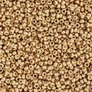 Rocalla Miyuki 15/0 193 - 24kt Gold Plated x 50 g