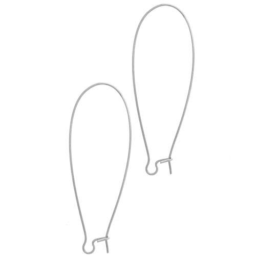 Ganchos pendientes 47 mm acero inoxidable 304 x2