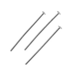 Bastón cabeza 30x2.80x0.8 mm para montaje de lamparas - Nickel x50