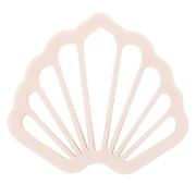 Cortador de conchas 35x40 mm en polímero biodegradable - Beige x1