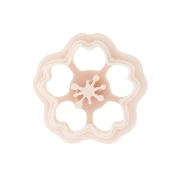 Emporte-pièce fleur de cerisier 17x18 mm en polymère biodégradable - Beige x1