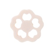 Cortapastas flor de cerezo 17x18 mm polímero biodegradable - Beige x1